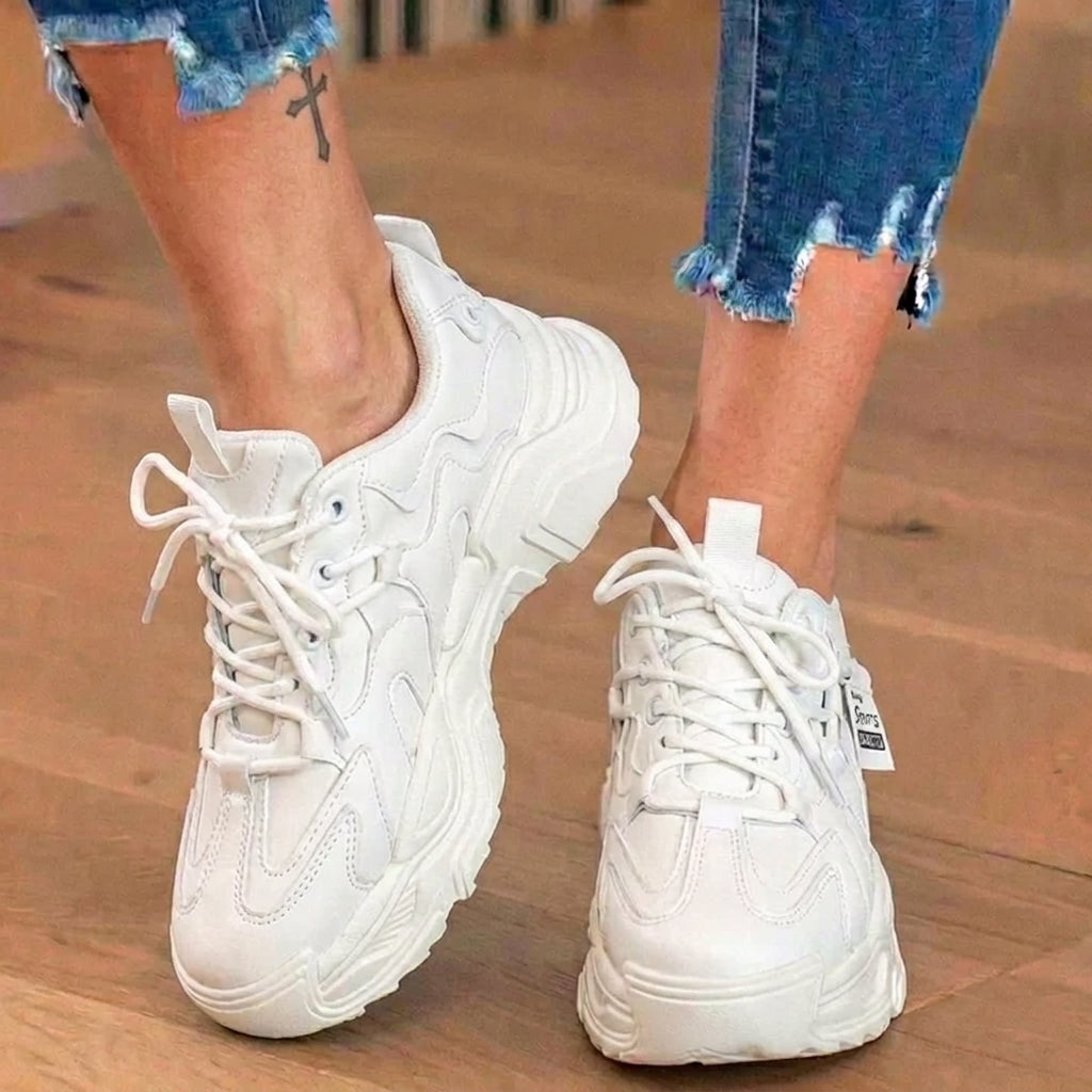 Chique Orthopedische Sneakers met Uniek Ontwerp
