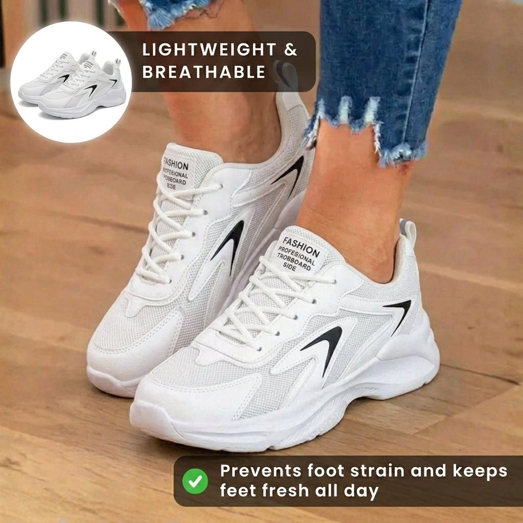 Chique Orthopedische Sneakers met Uniek Ontwerp