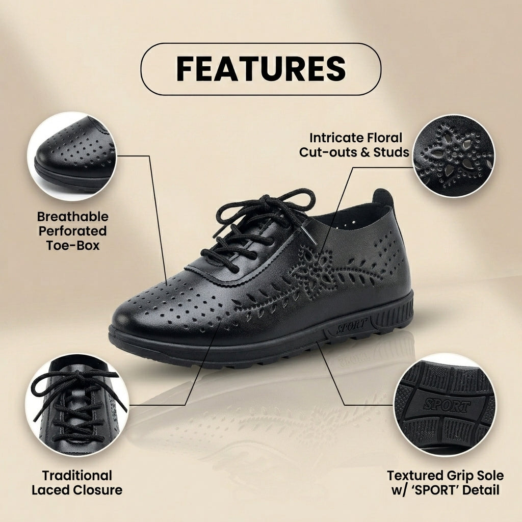 Chique Orthopedische Sneakers met Uniek Ontwerp