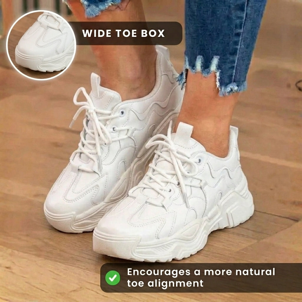 Chique Orthopedische Sneakers met Uniek Ontwerp