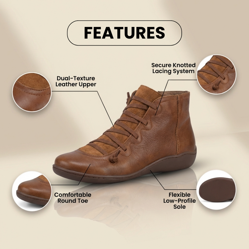 Vintage Geïnspireerde Orthopedische Schoenen