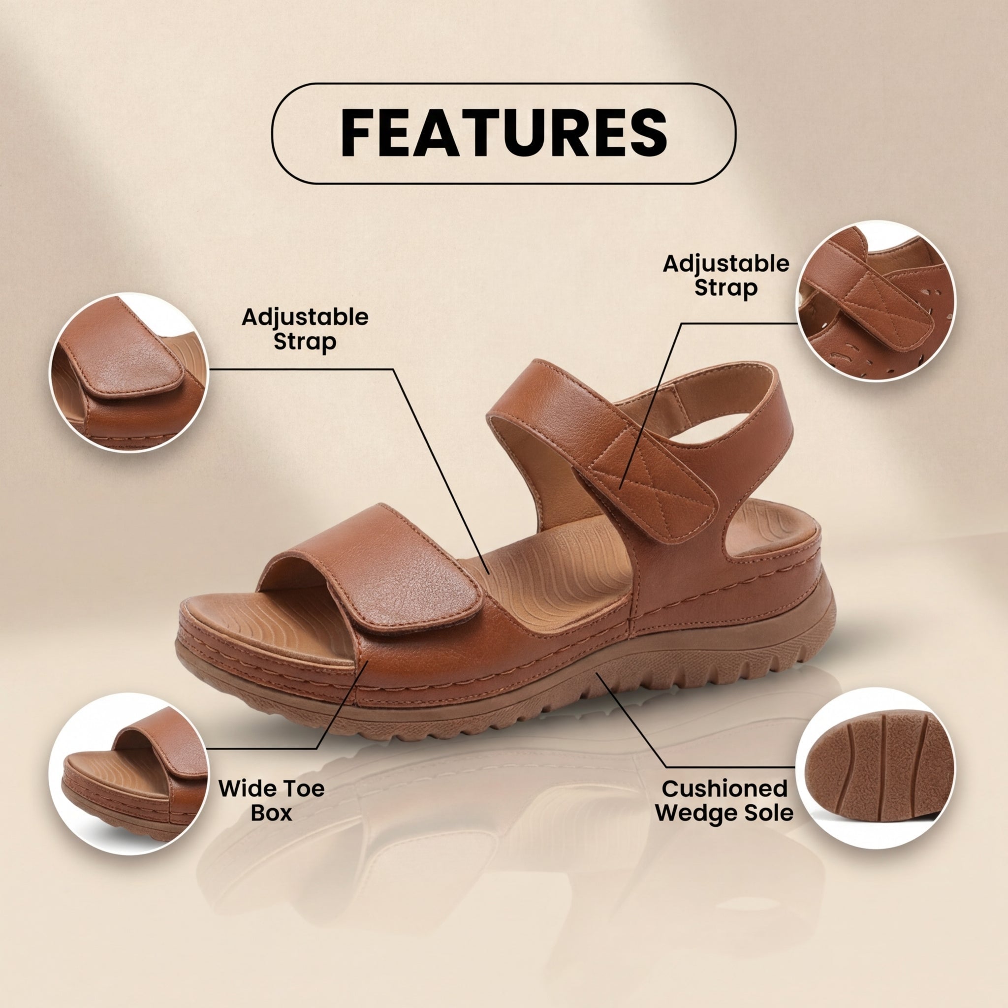 Chique Orthopedische Schoenen met Uniek Ontwerp