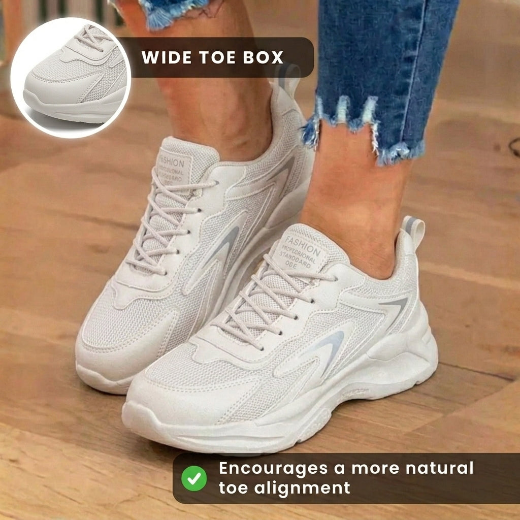 Chique Orthopedische Sneakers met Uniek Ontwerp