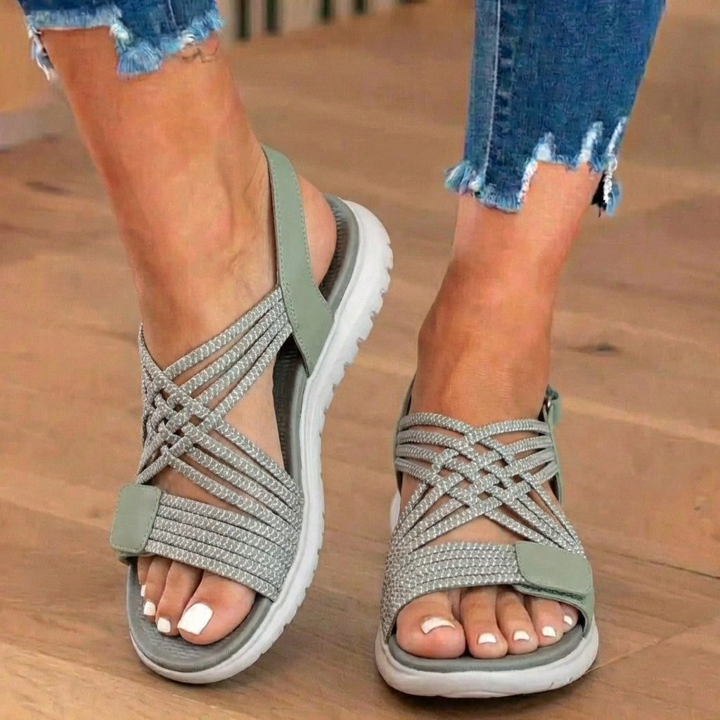 Orthopedische schoenen voor dames, casual damessandalen met open teen, comfortabel slip-on design voor dagelijks gebruik met middelhoge blokhak, geschikt voor dames, zomersandalen, koffie, 36 EU Orthopedische schoenen voor dames, casual damessandalen met open teen, comfortabel slip-on design voor dagelijks gebruik met middelhoge blokhak, geschikt voor dames, zomersandalen, koffie, 36 EU