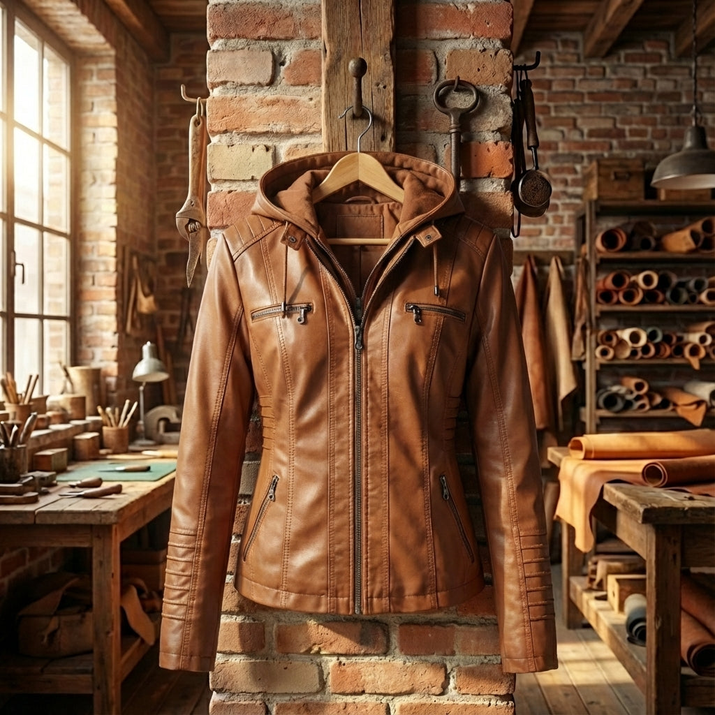 Nicoletta® | Jacke aus Echtem Leder