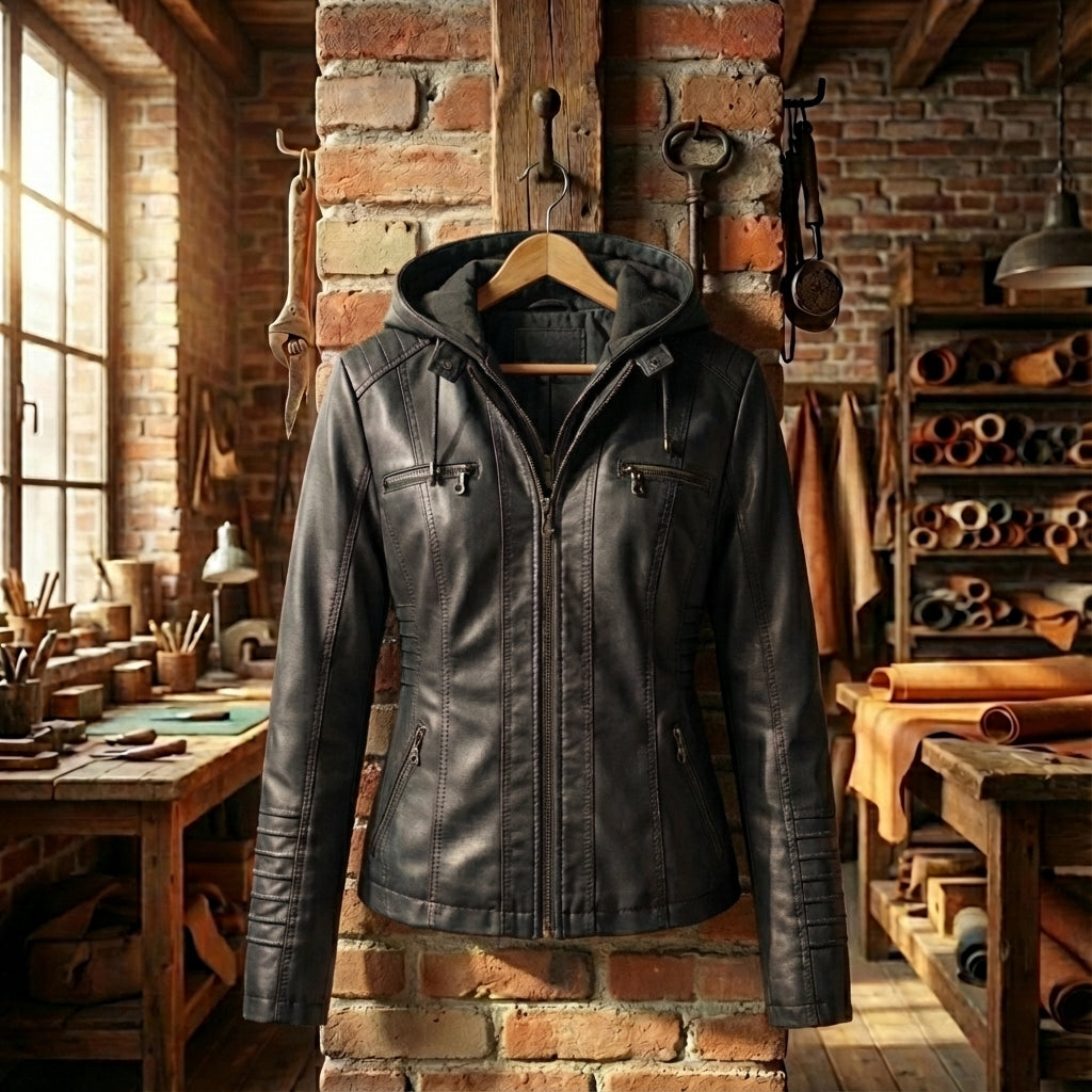 Nicoletta® | Jacke aus Echtem Leder