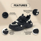 Sierlijke Orthopedische Sneakers voor Moderne Look