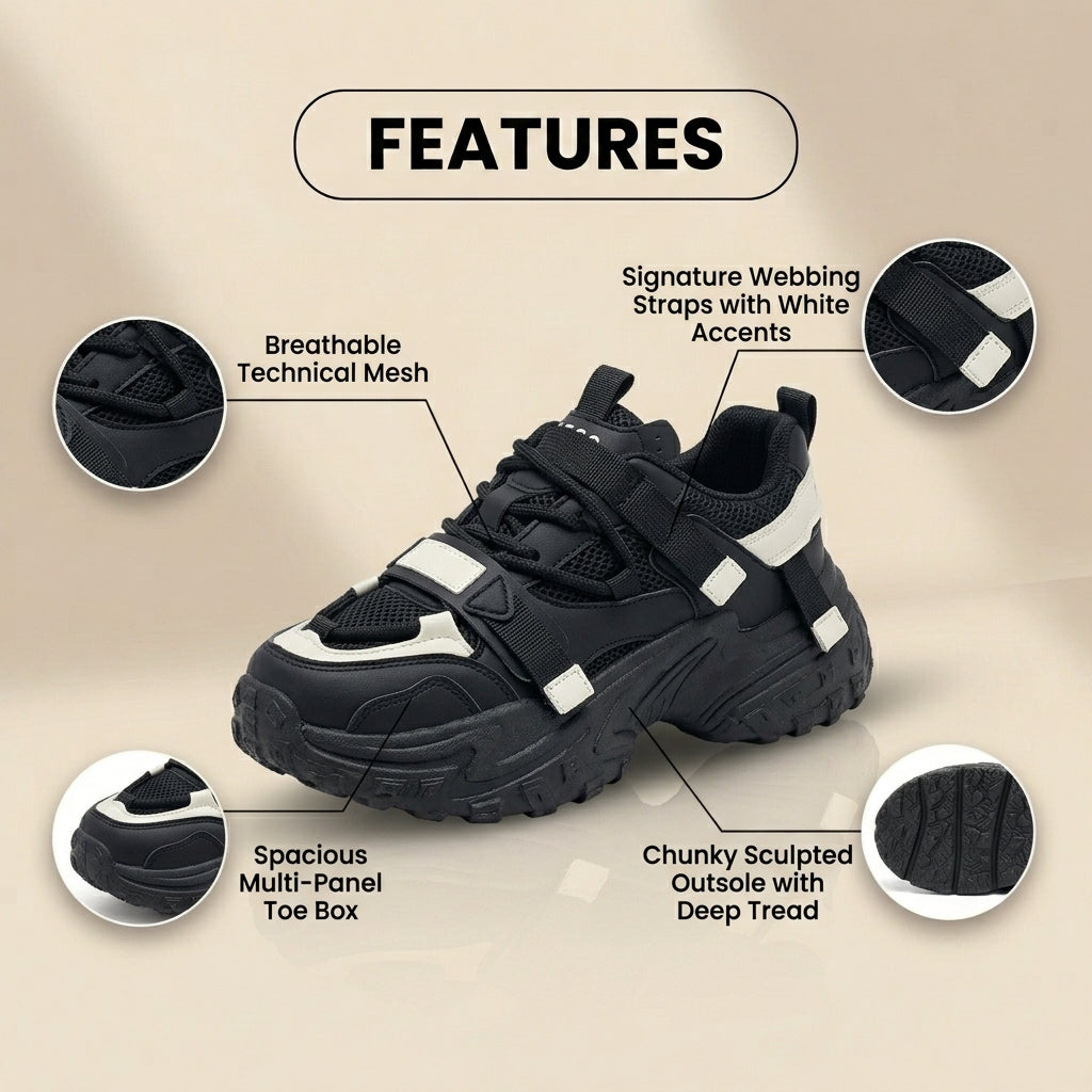 Sierlijke Orthopedische Sneakers voor Moderne Look