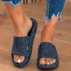 5005 black background blue leopard print